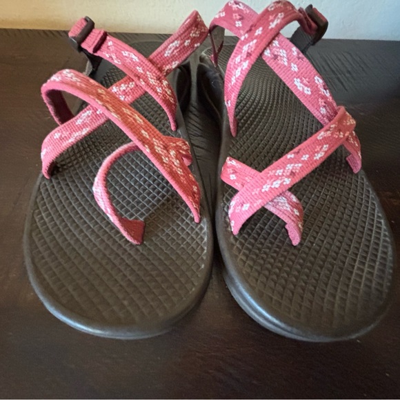 Chaco Women’s Sport Sandals Adjustable Outdoor Sandals Size 7 Pink Floral - Picture 4 of 6